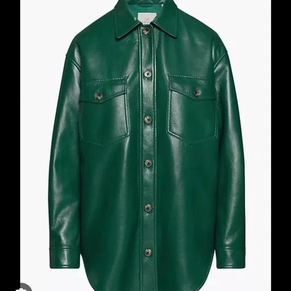 Aritzia vegan leather ganna jacket - Picture 2 of 3